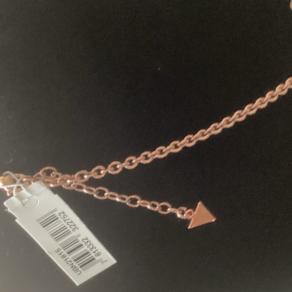 Rose Gold Heart Pendant Necklace - Women's Jewelry - Picture 5 of 5